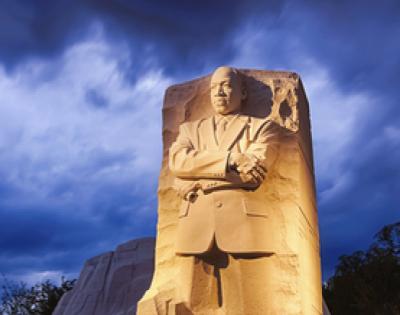 8th Grade Students in Service of MLK Day